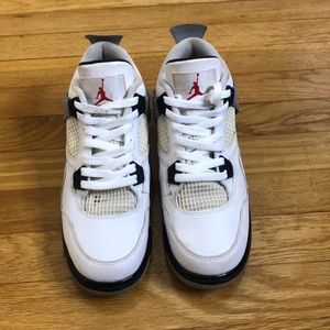 NIKE AIR JORDAN 4 IV RETRO CEMENT SZ 7Y 836016-192